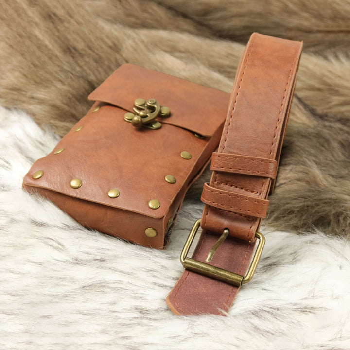WorldNorse Vintage Fanny Pack Mittelalterliche Gürteltasche