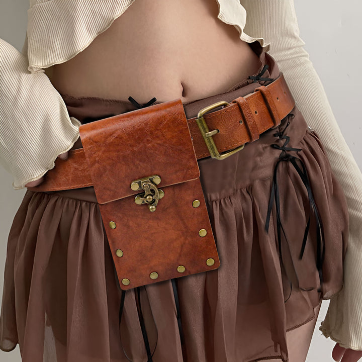 WorldNorse Vintage Fanny Pack Mittelalterliche Gürteltasche