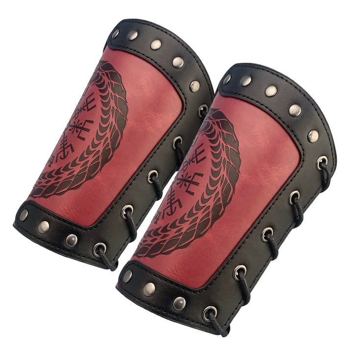 WorldNorse Jormungandr Armschienen mit geprägtem Kompass