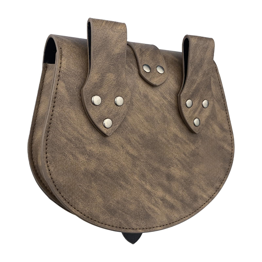 WorldNorse Retro-Gürteltasche mit Klappe, Sattelseite