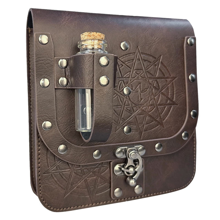 WorldNorse Mittelalterliche Gürteltasche mit Zaubertrankflasche