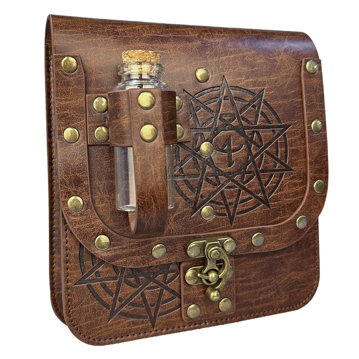 WorldNorse Mittelalterliche Gürteltasche mit Zaubertrankflasche
