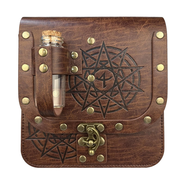 WorldNorse Mittelalterliche Gürteltasche mit Zaubertrankflasche