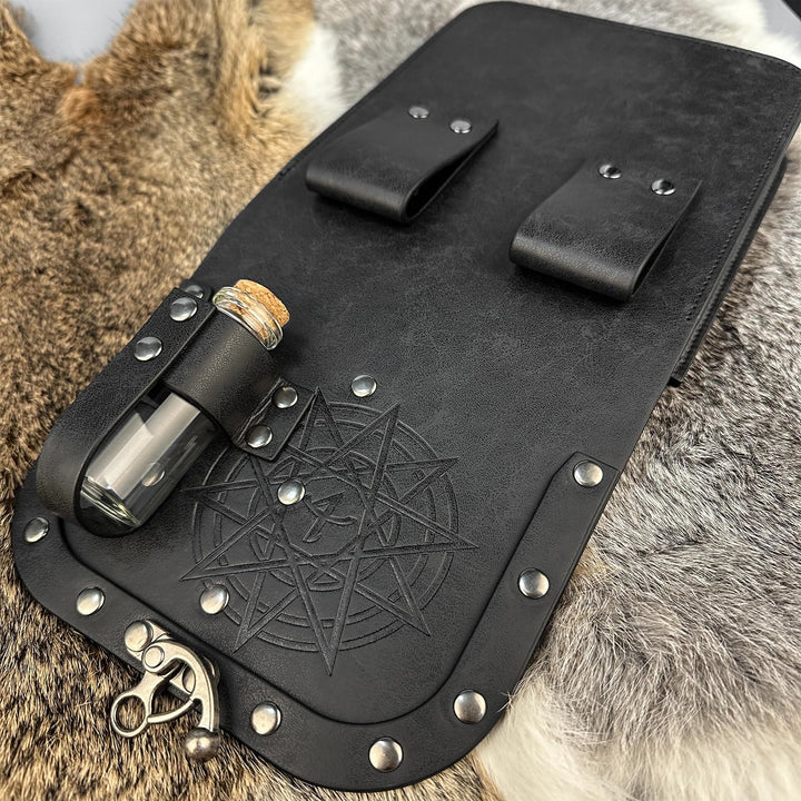 WorldNorse Mittelalterliche Gürteltasche mit Zaubertrankflasche