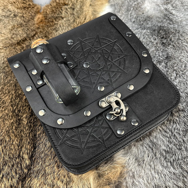 WorldNorse Mittelalterliche Gürteltasche mit Zaubertrankflasche