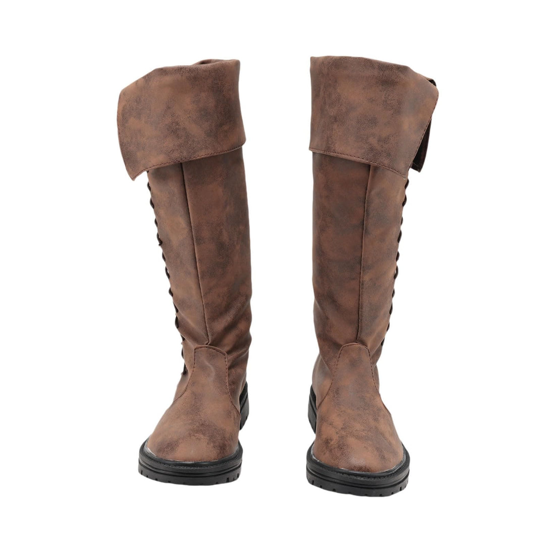 WorldNorse Viking Vintage Hohe Waden Piratenstiefel - image 9