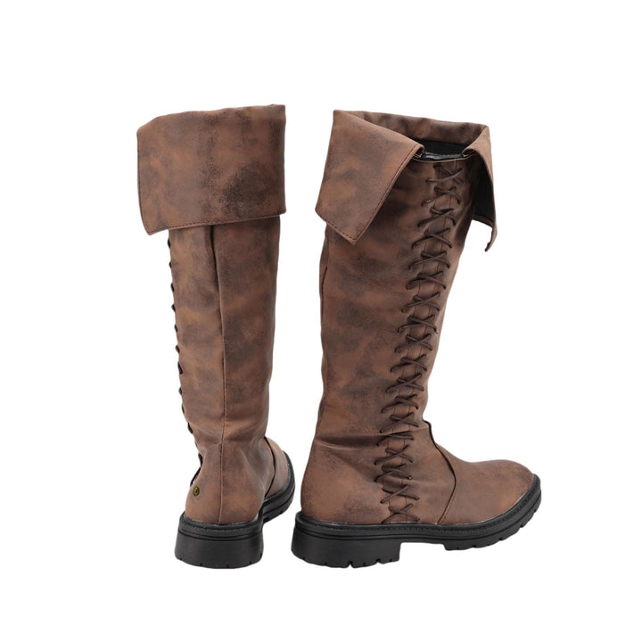 WorldNorse Viking Vintage Hohe Waden Piratenstiefel - image 11