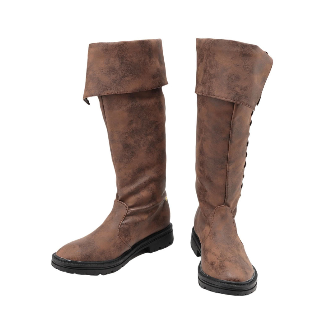 WorldNorse Viking Vintage Hohe Waden Piratenstiefel - image 8
