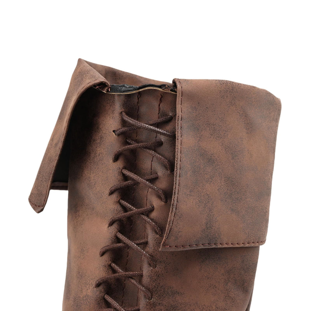 WorldNorse Viking Vintage Hohe Waden Piratenstiefel - image 11