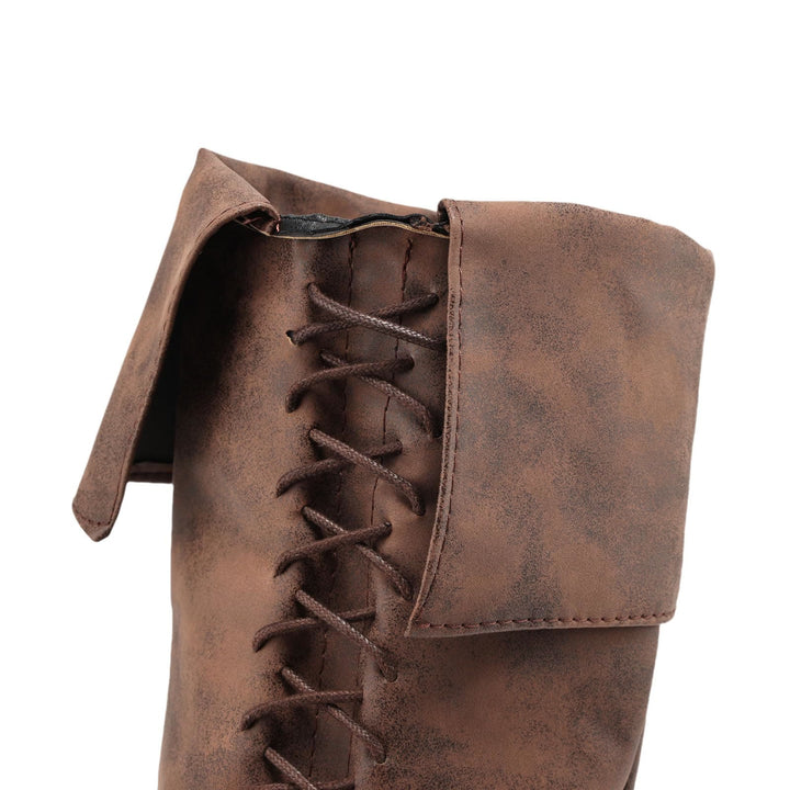 WorldNorse Viking Vintage Hohe Waden Piratenstiefel - image 11