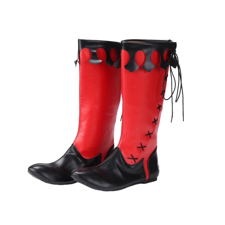 WorldNorse Viking Western-Ritterstiefel mit halbhoher Wadenhöhe - Rot - 48 - image 5