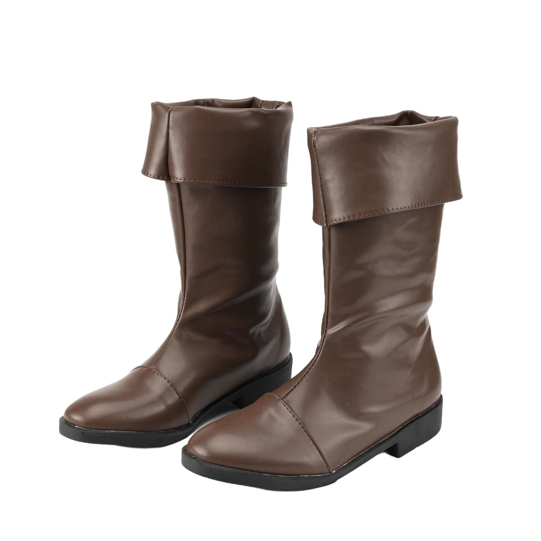 WorldNorse Vintage Slip-On Herrenstiefel mit halbhoher Sohle - Braun - US 13 - image 5