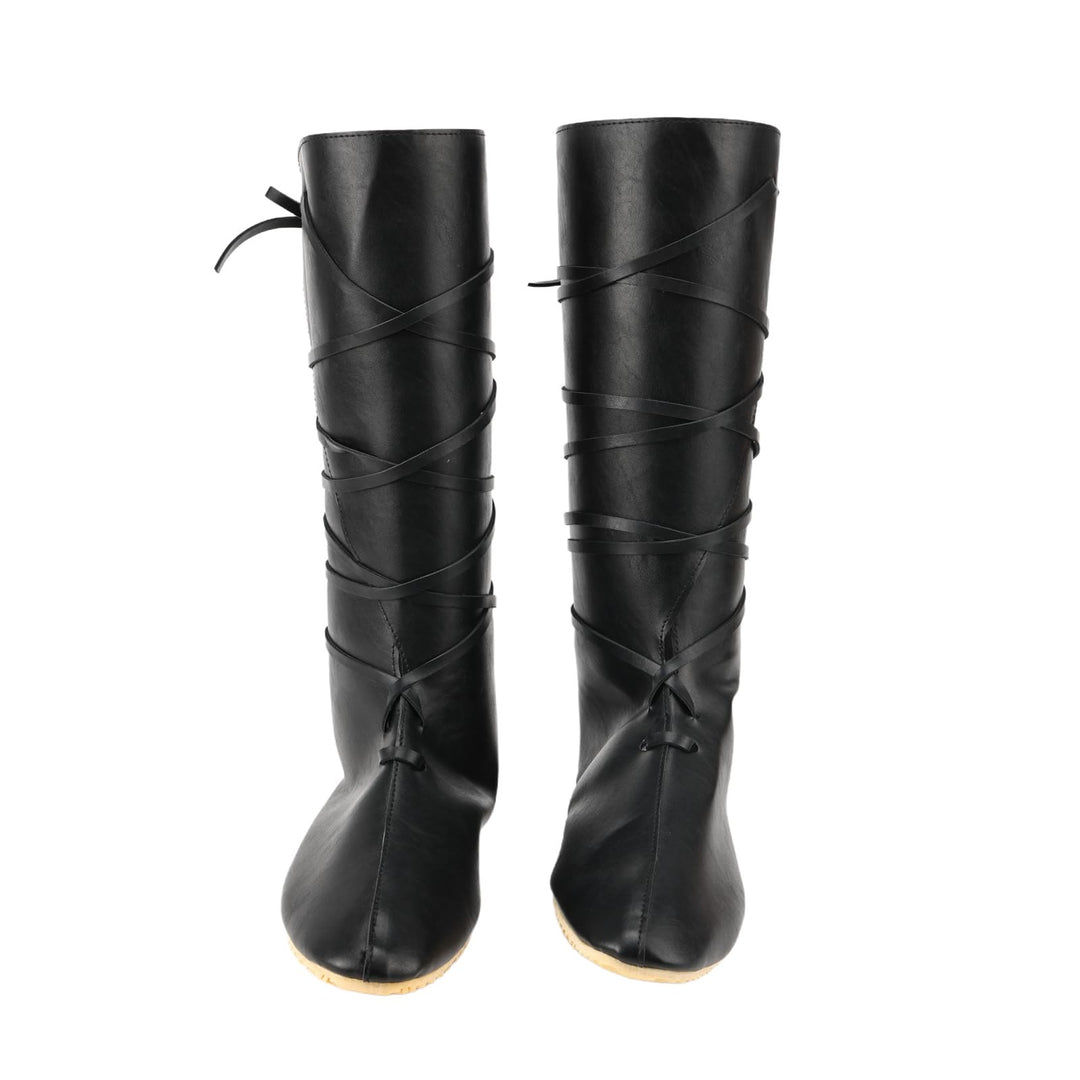 WorldNorse Damen-Lederstiefel mit Schnürung und spitzer Zehenpartie - image 10