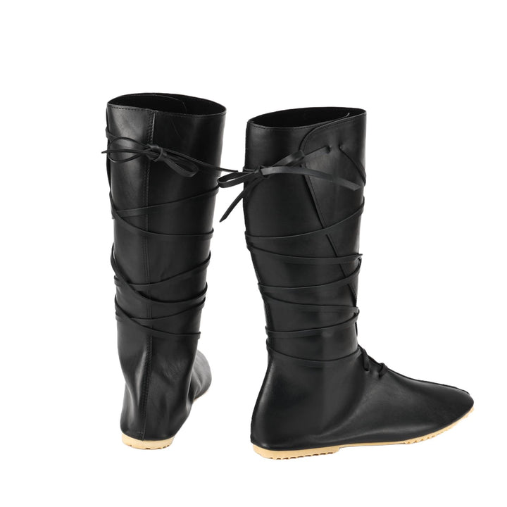 WorldNorse Damen-Lederstiefel mit Schnürung und spitzer Zehenpartie - image 8