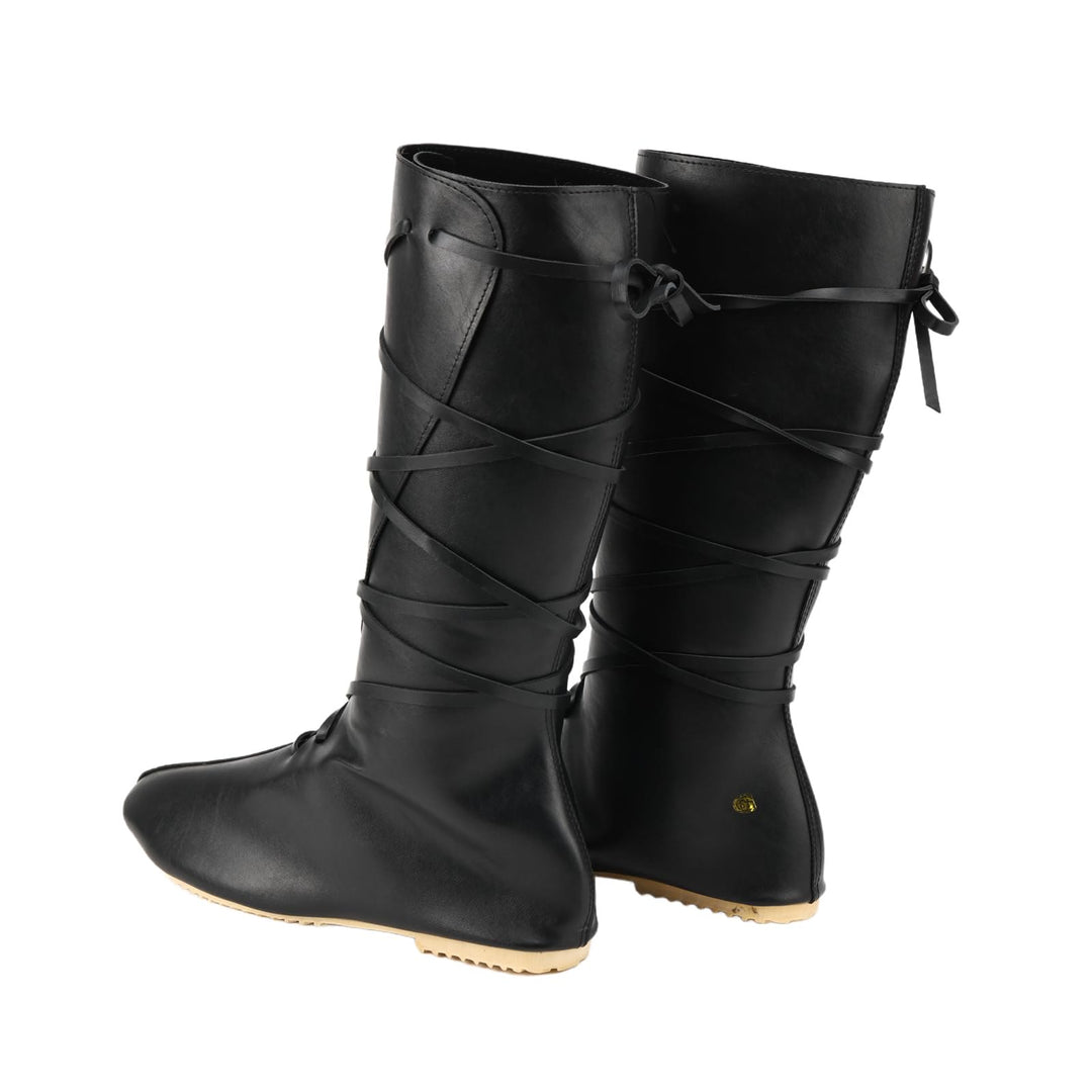 WorldNorse Damen-Lederstiefel mit Schnürung und spitzer Zehenpartie - image 9