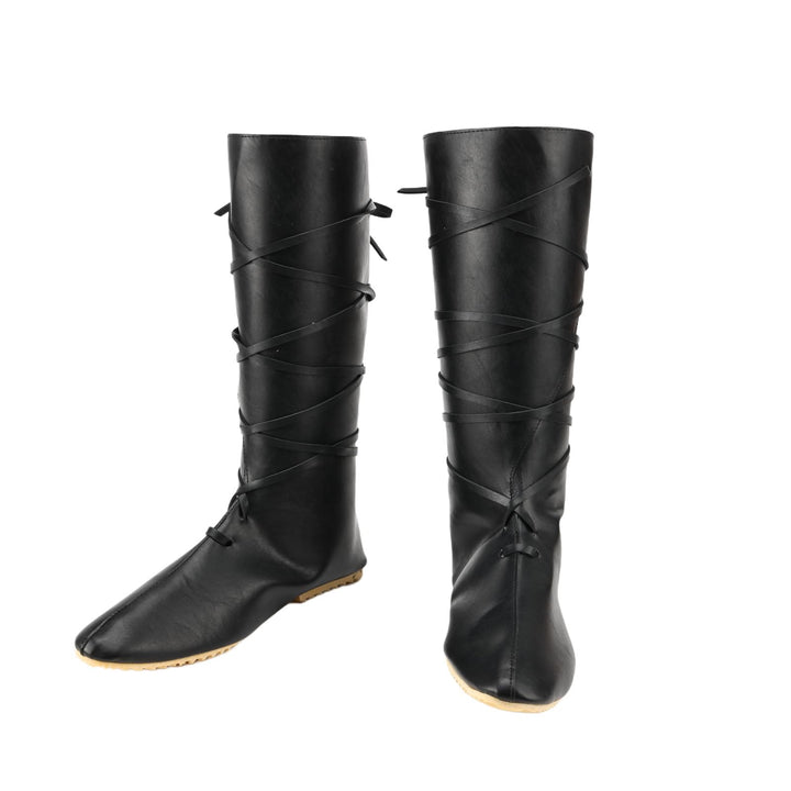 WorldNorse Damen-Lederstiefel mit Schnürung und spitzer Zehenpartie - image 11