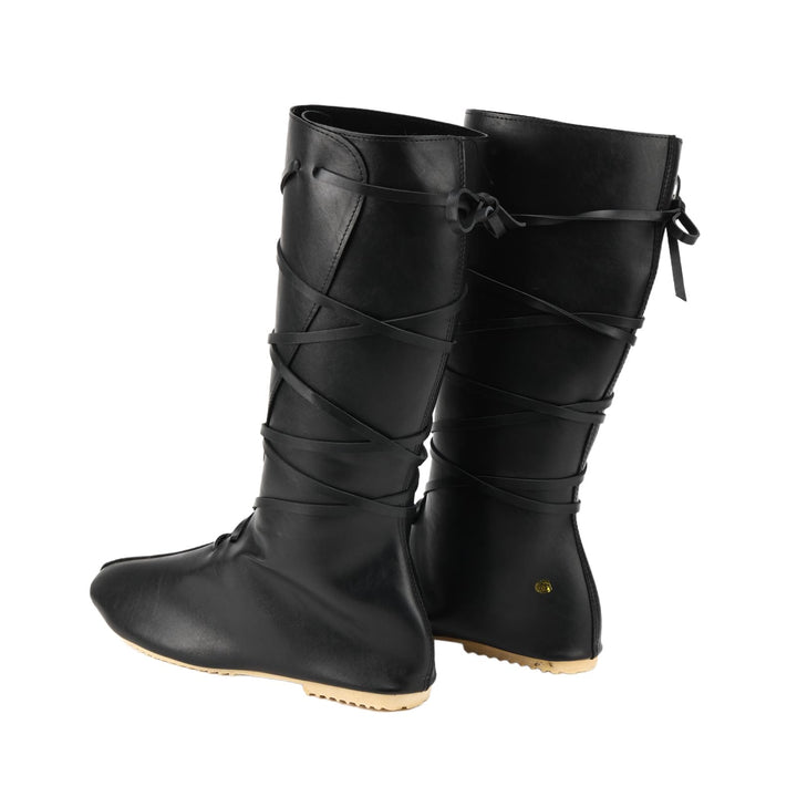 WorldNorse Damen-Lederstiefel mit Schnürung und spitzer Zehenpartie - image 8
