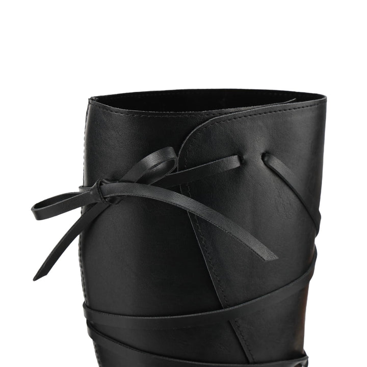 WorldNorse Damen-Lederstiefel mit Schnürung und spitzer Zehenpartie - image 11