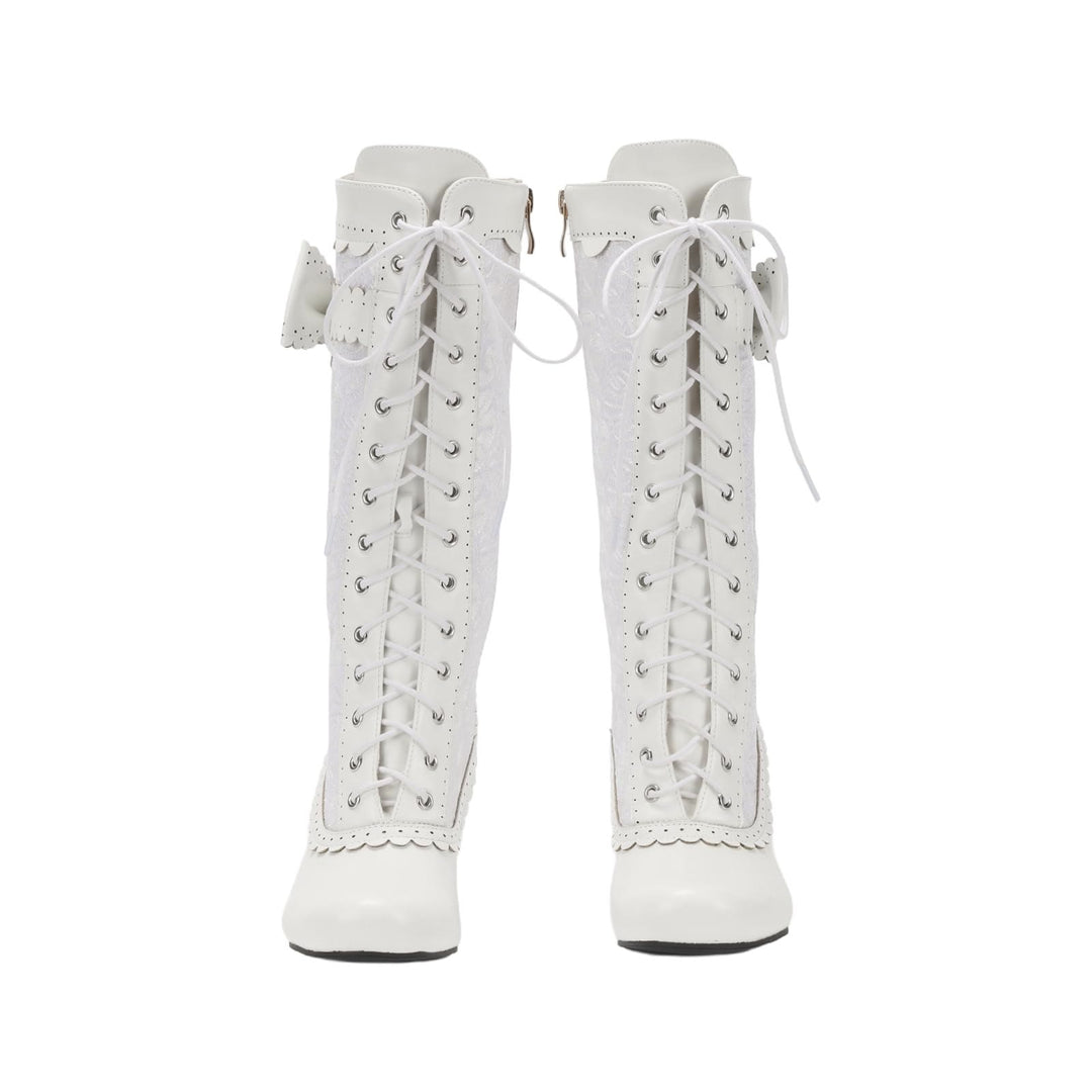 WorldNorse Damen-Schnürstiefel mit mittelhohem Absatz - image 9