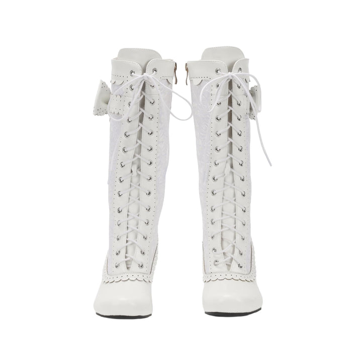WorldNorse Damen-Schnürstiefel mit mittelhohem Absatz - image 9