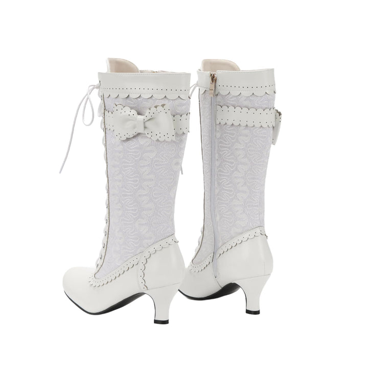 WorldNorse Damen-Schnürstiefel mit mittelhohem Absatz - image 11