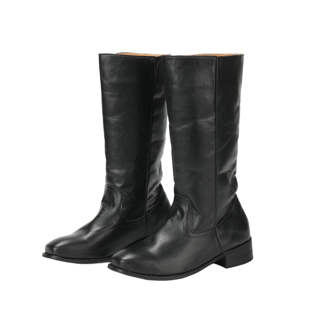 WorldNorse Damen-Cowboystiefel im Retro-Stil der 60er, wadenlang  - Schwarz - 43 - image 5