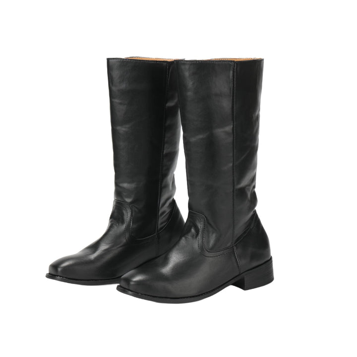 WorldNorse Damen-Cowboystiefel im Retro-Stil der 60er, wadenlang  - Schwarz - 43 - image 5