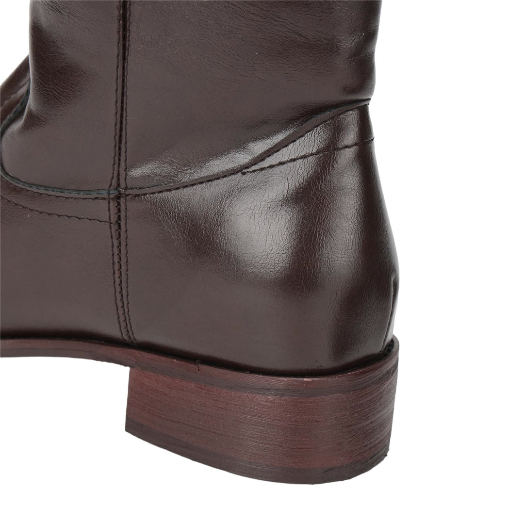 WorldNorse Damen-Cowboystiefel im Retro-Stil der 60er, wadenlang  - image 5