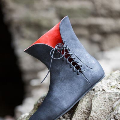 WorldNorse Herren-Lederstiefel mit spitzer Zehenpartie und Schnürung - image 3