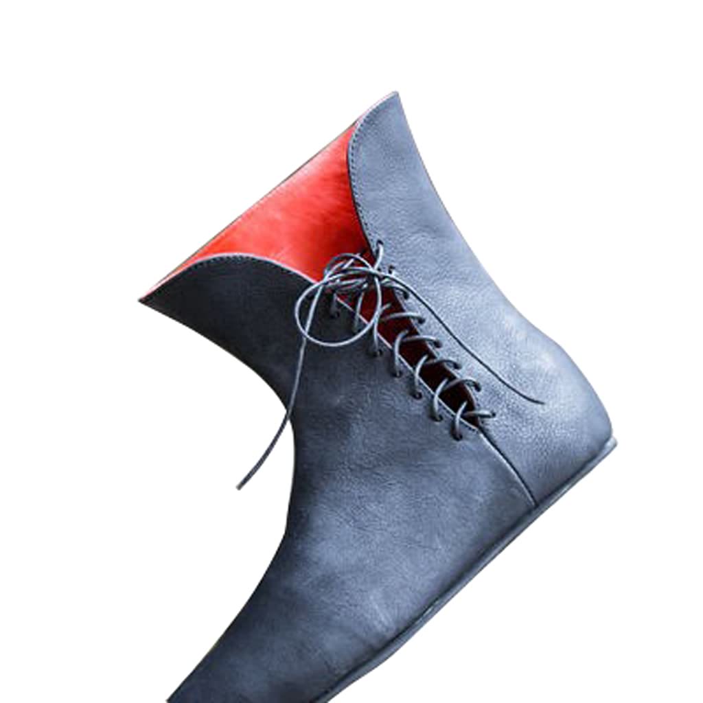 WorldNorse Herren-Lederstiefel mit spitzer Zehenpartie und Schnürung - image 2