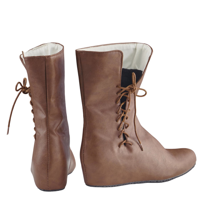 WorldNorse Herren-Lederstiefel mit spitzer Zehenpartie und Schnürung - image 8