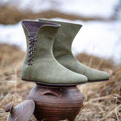 WorldNorse Herren-Lederstiefel mit spitzer Zehenpartie und Schnürung - image 15