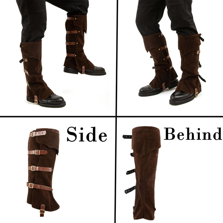 WorldNorse Wikinger-Rüstung, Beingamaschen, Stiefelüberzug - image 17