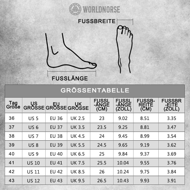 WorldNorse Damen-Schnürstiefel mit mittelhohem Absatz - image 13