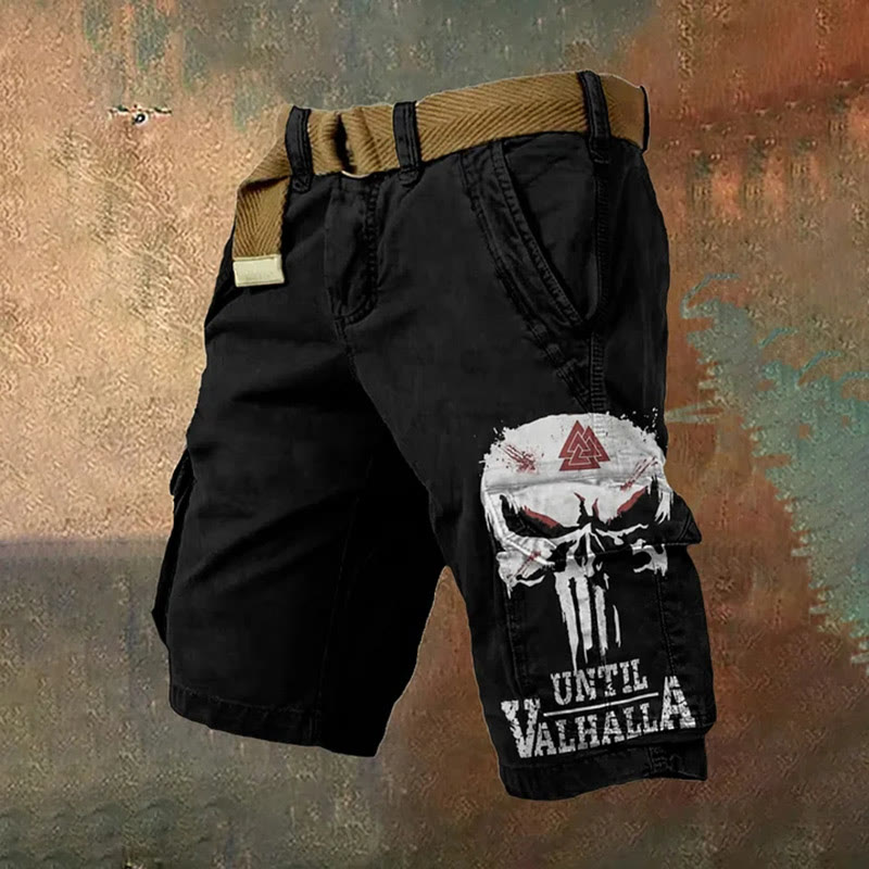 WorldNorse – Cargo-Shorts mit Valknut-Totenkopf - US/UK/AU50, EU60 (5XL) - image 1