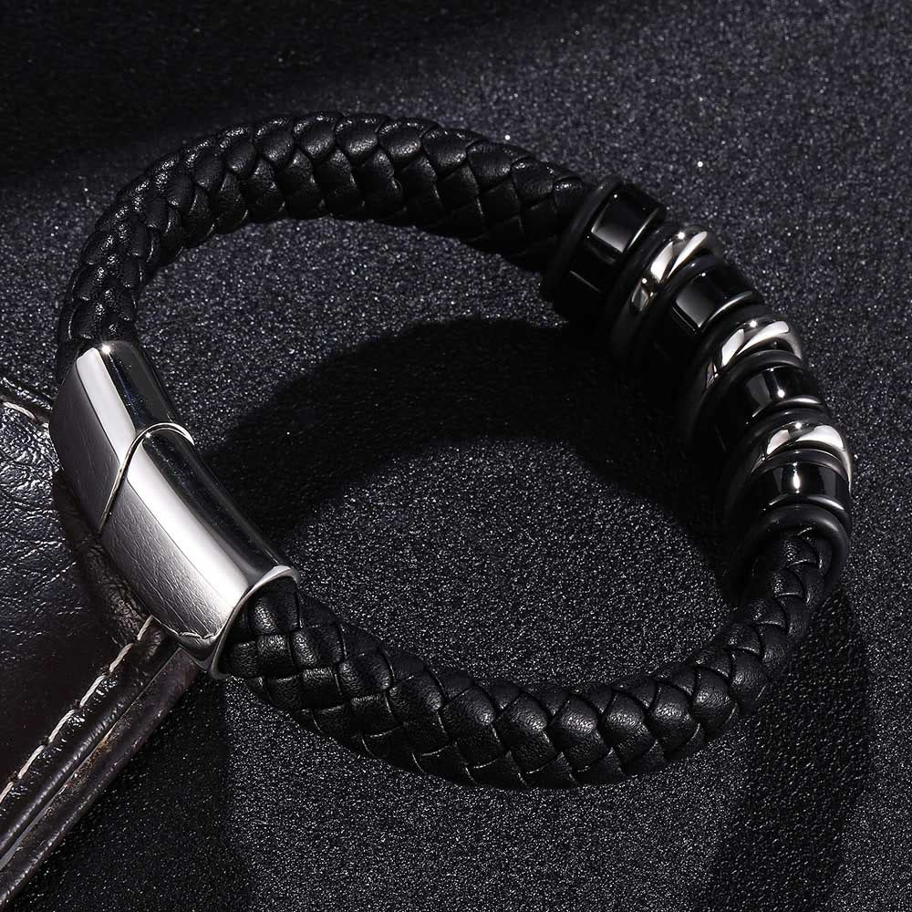WorldNorse Punk Spiral-Lederarmband - image 2