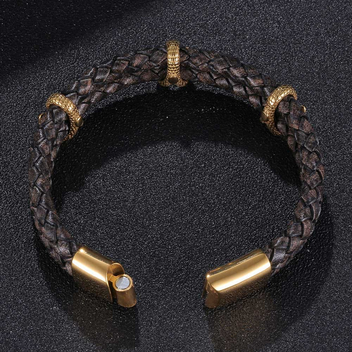 WorldNorse Doppellagiges Armband mit Drachenklaue - image 14