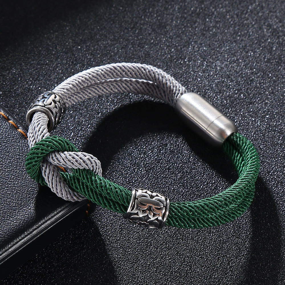 WorldNorse Zweifarbiges Doppelschicht-Armband - 23,5 cm - image 1