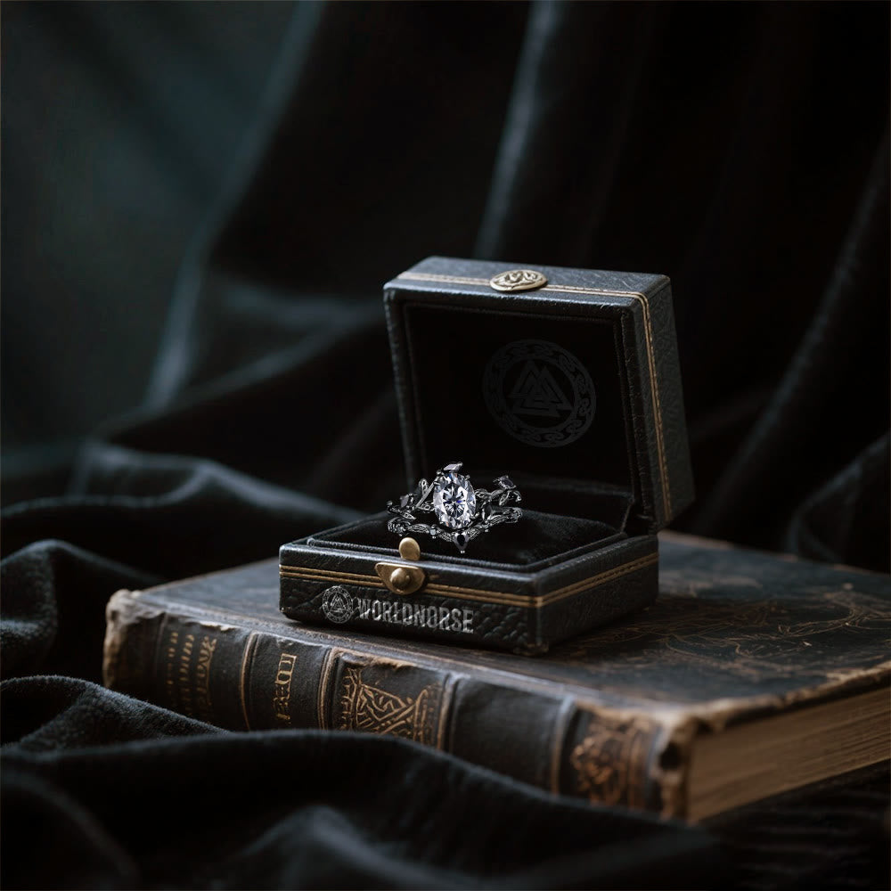 WorldNorse Valkyries Radiance Moissanit-ring - image 3