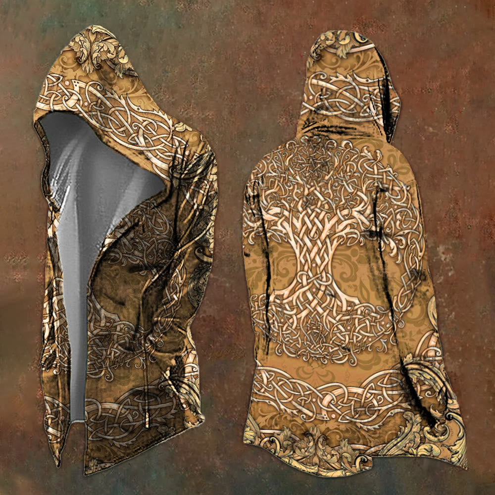 WorldNorse Mystic Tree Of Life Keltische Kapuzenjacke - US/UK/AU48, EU58 (4XL) - image 1