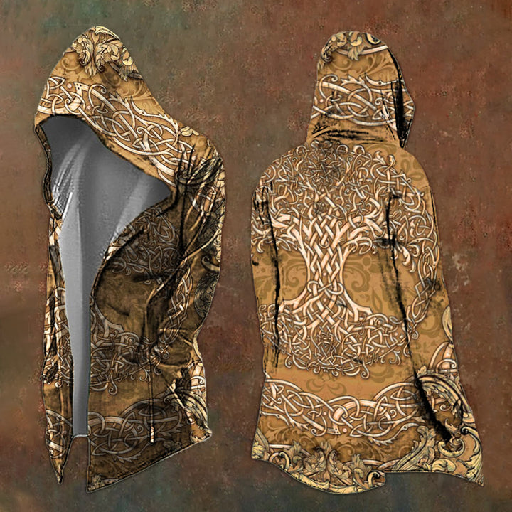 WorldNorse Mystic Tree Of Life Keltische Kapuzenjacke - US/UK/AU48, EU58 (4XL) - image 1