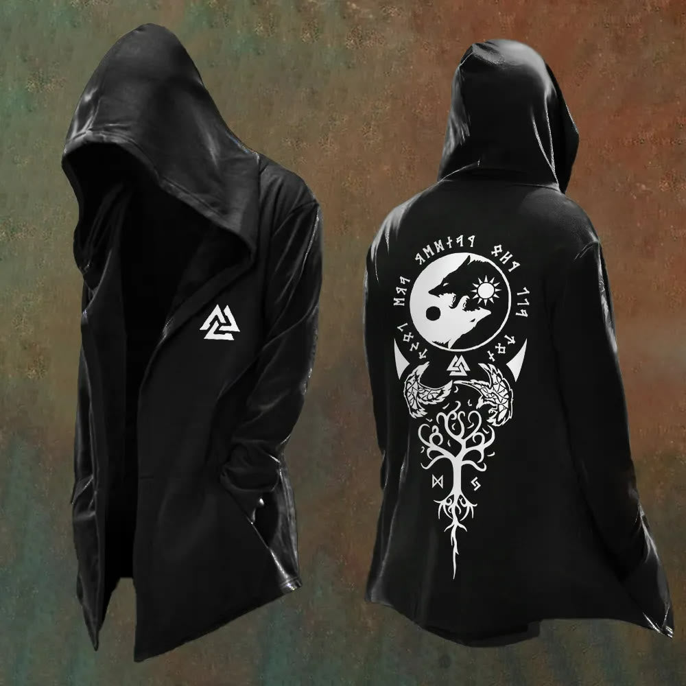 WorldNorse Fenrir Yggdrasil Kapuzenjacke - US/UK/AU48, EU58 (4XL) - image 1