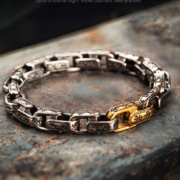 WorldNorse Runen-graviertes U-förmiges Armband - image 4