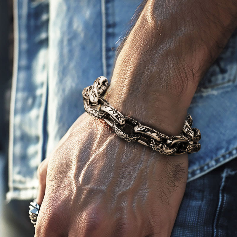 WorldNorse Armband „Icefield“ aus gehämmert - image 6