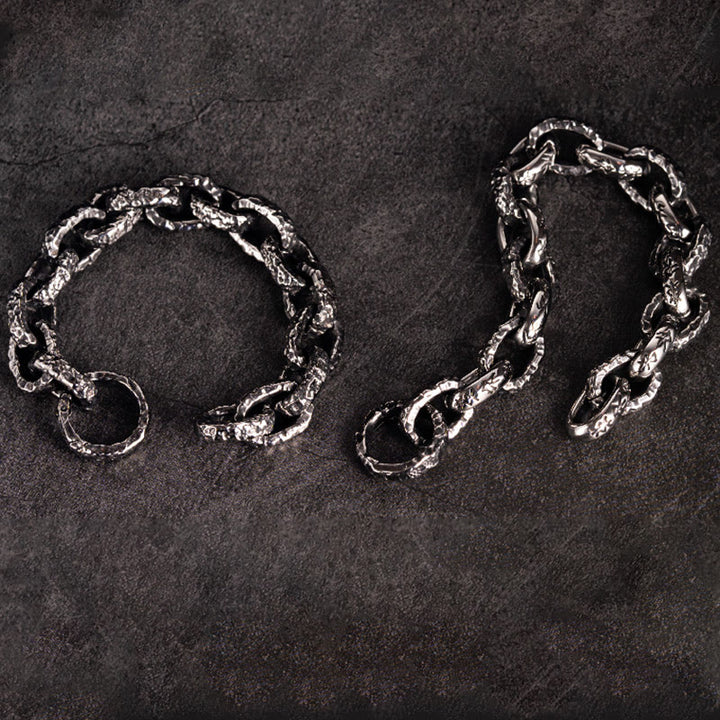 WorldNorse Armband „Icefield“ aus gehämmert - image 4