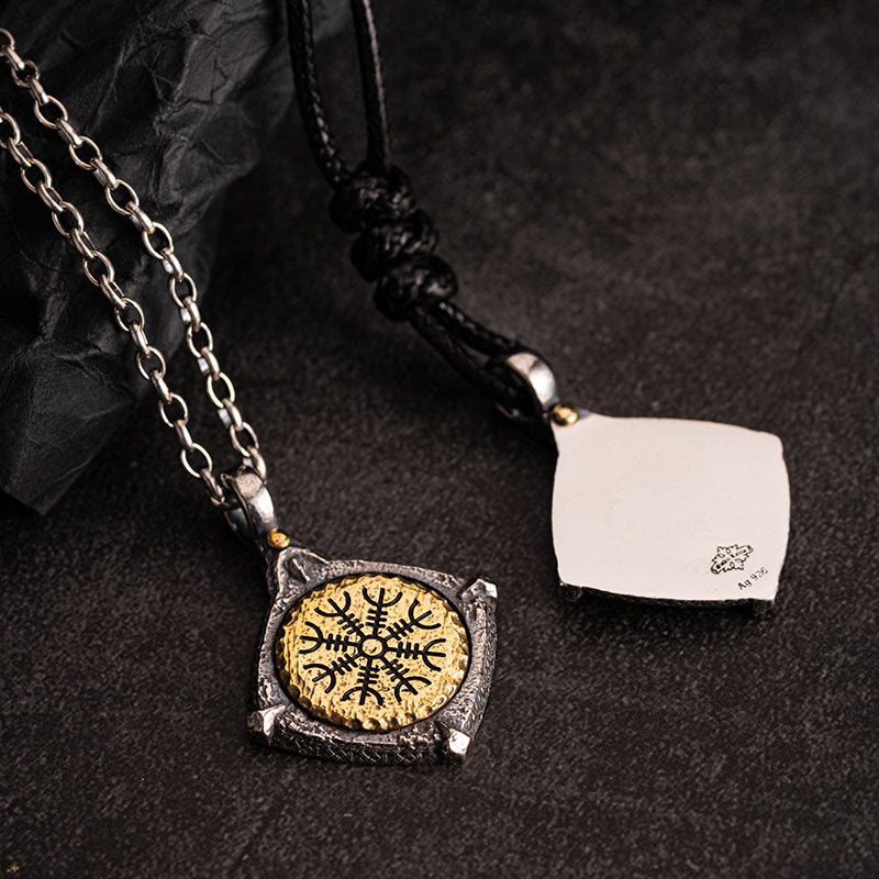 WorldNorse Halskette „Helm der Ehrfurcht“ aus 925er Sterlingsilber - image 11