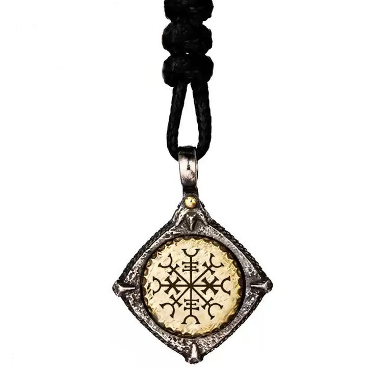 WorldNorse Halskette „Helm der Ehrfurcht“ aus handgefertigtem 925er Silber - Verlorenes Wachsseil - NEIN DANKE - image 15