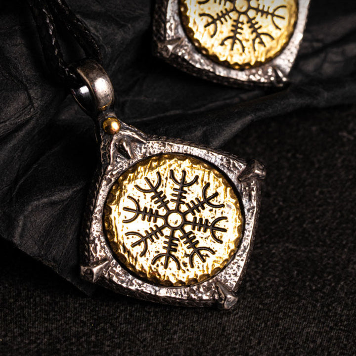 WorldNorse Halskette „Helm der Ehrfurcht“ aus 925er Sterlingsilber - image 12