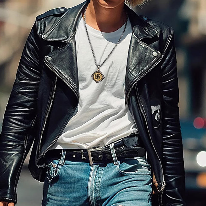 WorldNorse Halskette „Helm der Ehrfurcht“ aus 925er Sterlingsilber - image 5