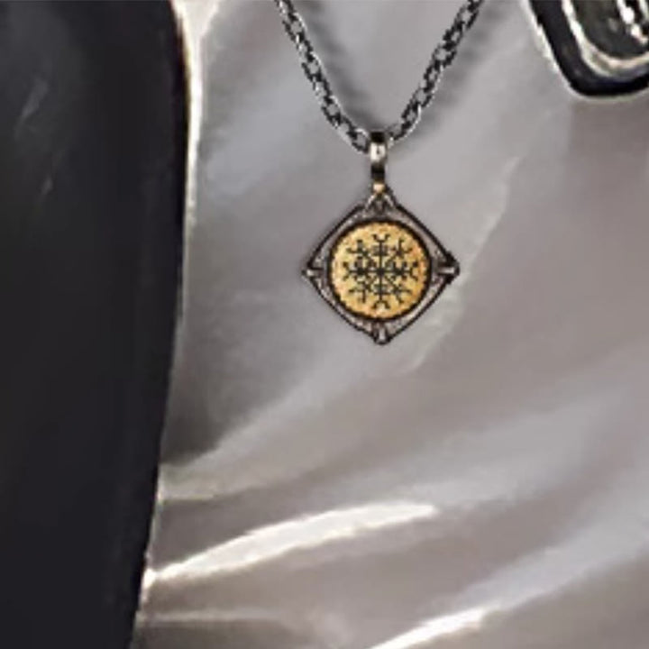 WorldNorse Halskette „Helm der Ehrfurcht“ aus 925er Sterlingsilber - image 7